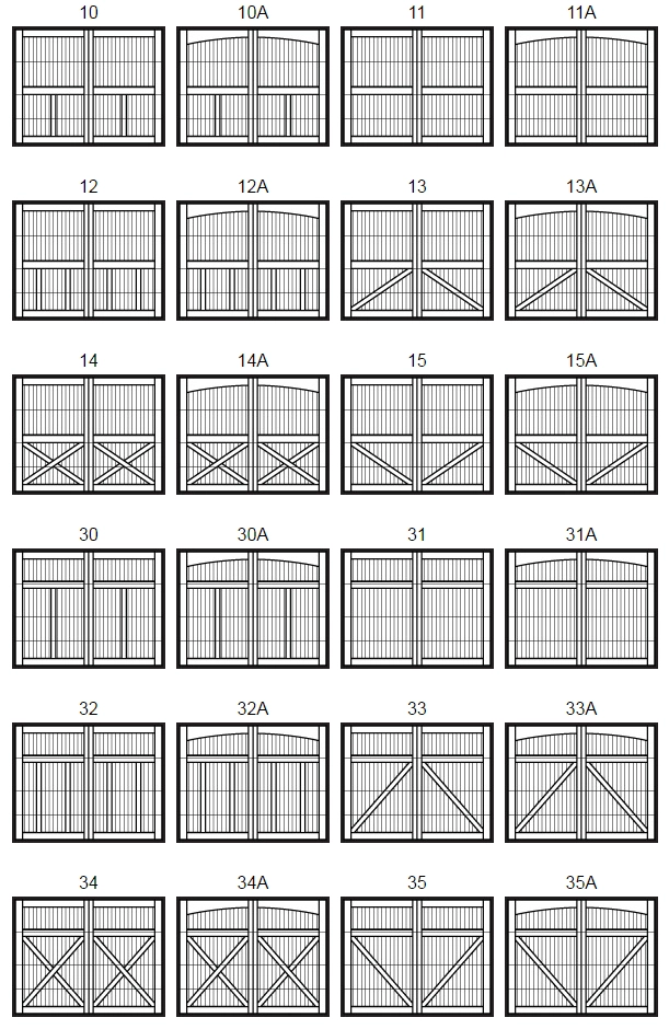 premium wooden garage door designs