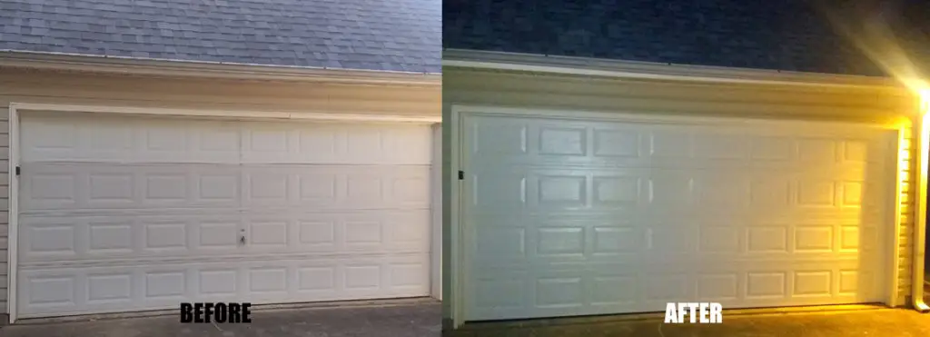 dented garage door Gainesville