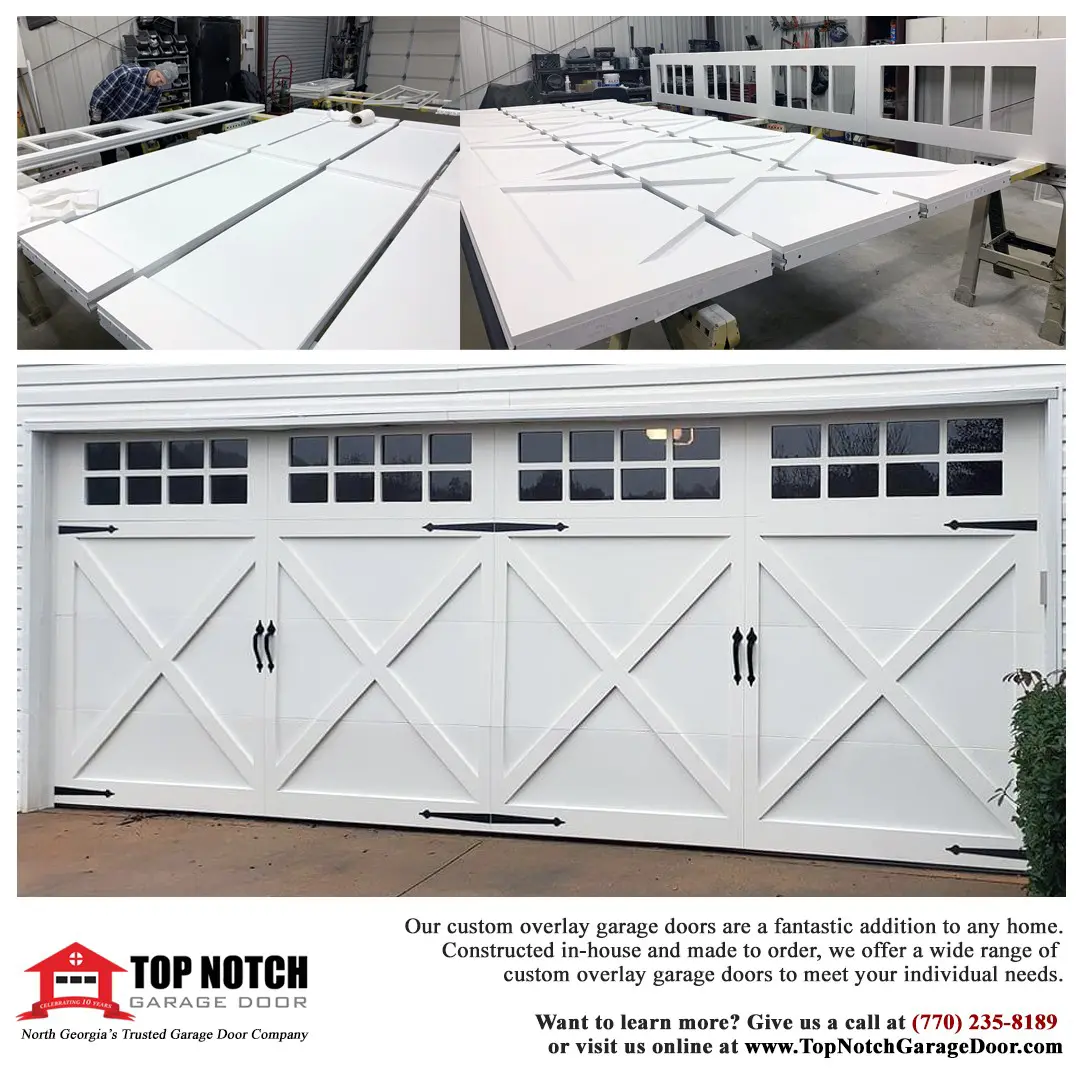 custom overlay garage doors