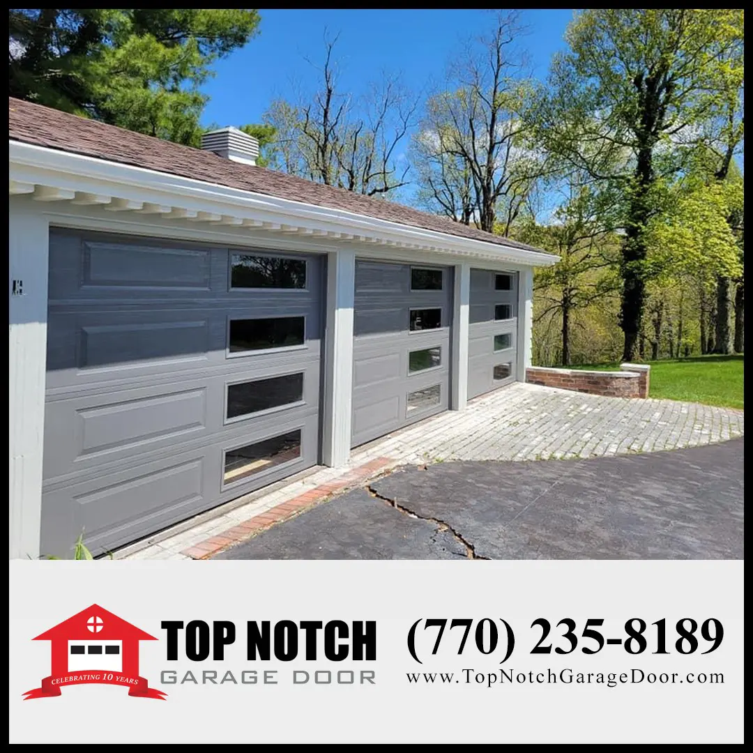 long raised panel garage doors
