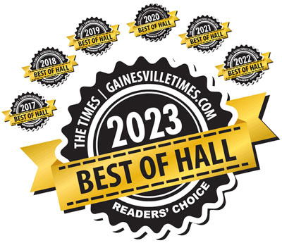 Top Notch Garage Door Repair - Best of Hall County 2023 - Proudly serving all of Hall County Georgia including Gainesville, Flowery Branch, Oakwood, Braselton, Lula, Clermont, Buford and surrounding areas.