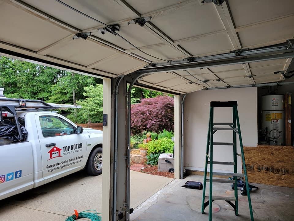 Top Notch Garage Door Repair truck