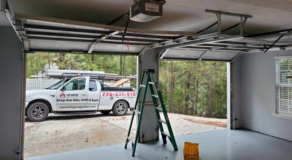 garage door repair service truck